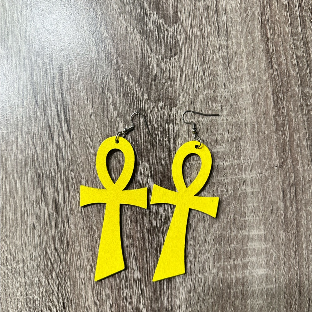 Handmade Ankh Earrings